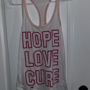 White NB Tank Top
